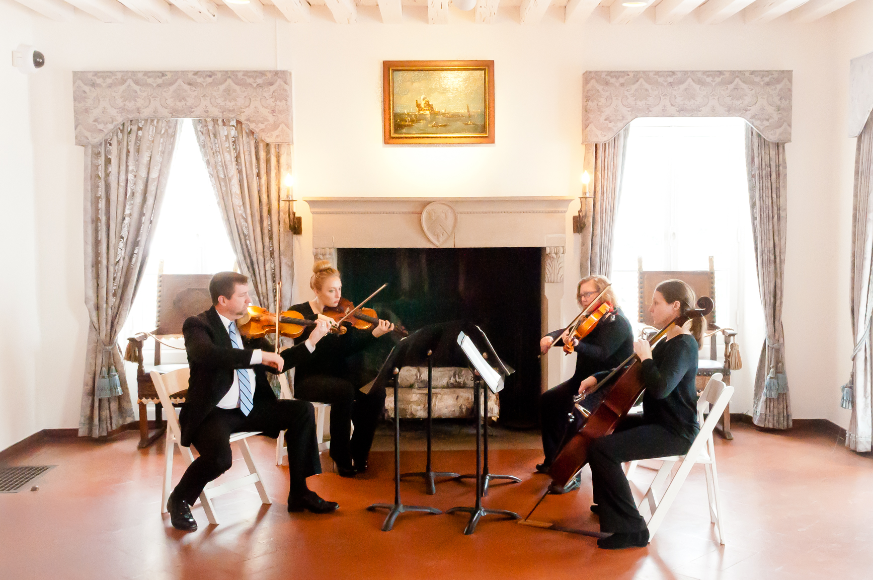 Image: live wedding sting quartet